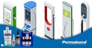 Permabond offers a range of adhesives suitable for EV charging points manufacture.